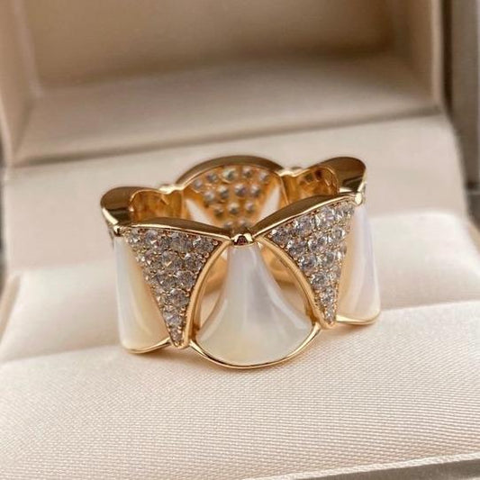 Bvlgari MOP PINK GOLD DREAM RING