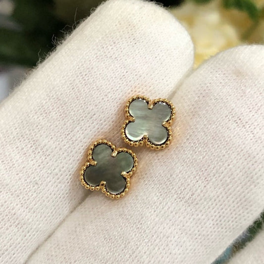 Van Cleef & Arpels CLOVER MINI GOLD EARRINGS