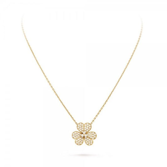 Van Cleef & Arpels FLOWER DIAMOND NECKLACE