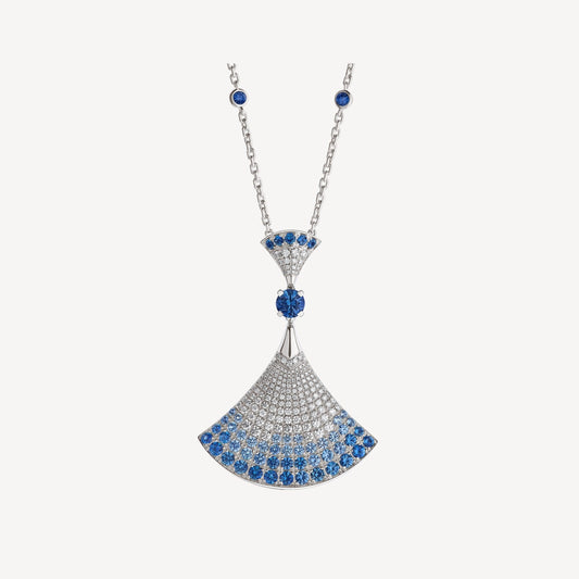 Bvlgari DREAM NECKLACE AGATE SILVER DIAMOND