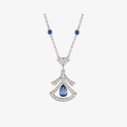 Bvlgari DREAM NECKLACE AGATE DIAMOND SILVER