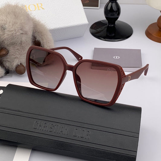DIOR MONTAIGNE SUNGLASS D7732 IN BROWN ACETATE