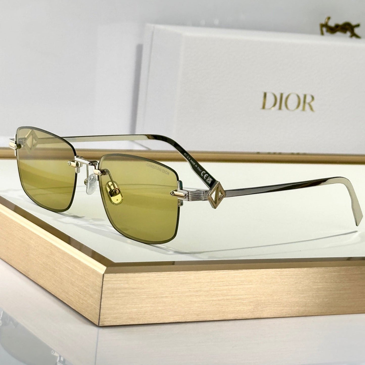 DIOR MONTAIGNE SUNGLASS CD DIAMOND S11U IN METAL