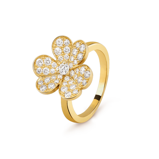Van Cleef & Arpels FRIVOLE GOLD DIAMOND RING