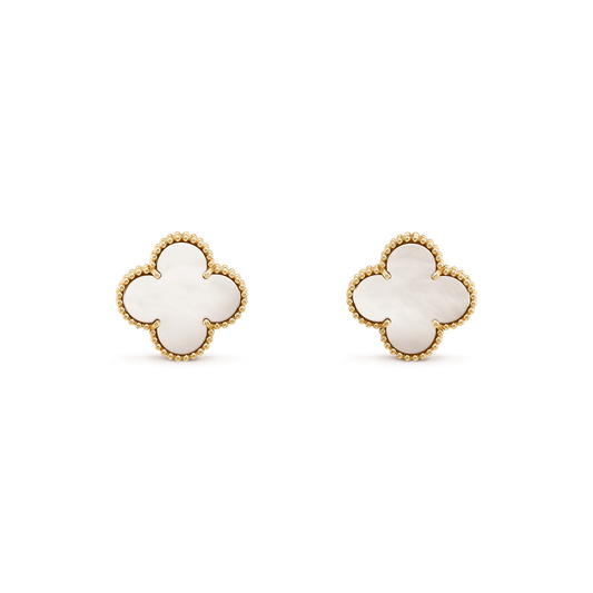 Van Cleef & Arpels CLOVER MINI GOLD EARRINGS