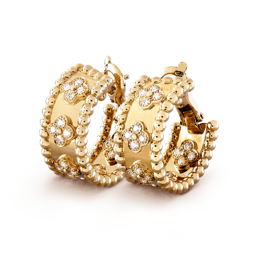 Van Cleef & Arpels PERLEE DIAMOND EARRINGS