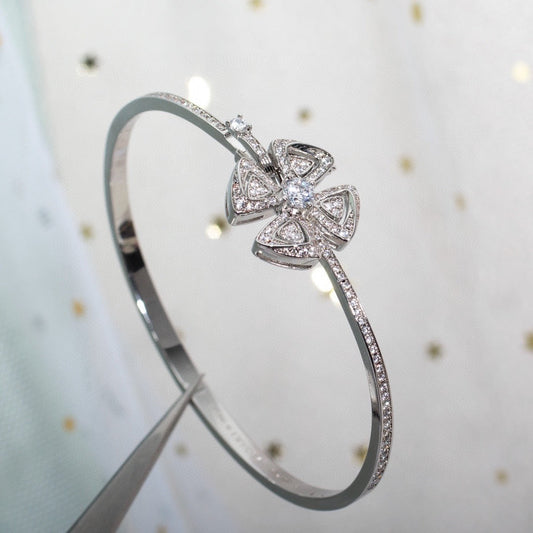 Bvlgari FIOREVER DIAMOND SILVER BRACELET